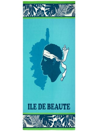 Serviette de plage microfibre Bleu 90x170 250g/m² - Bodri