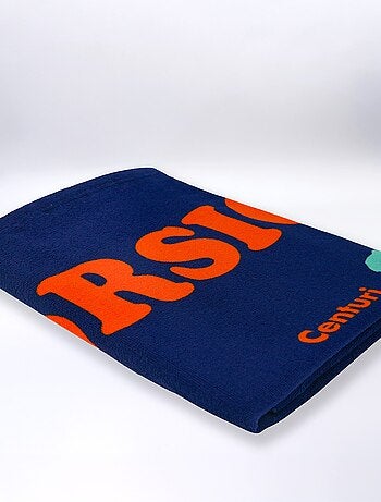Serviette de plage microfibre Bleu 90x170 250g/m² - Insula