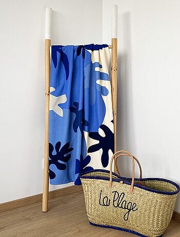 Serviette de plage microfibre Coralina 90x170 250g/m²