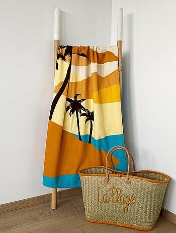 Serviette de plage microfibre Dunes 90x170 250g/m²