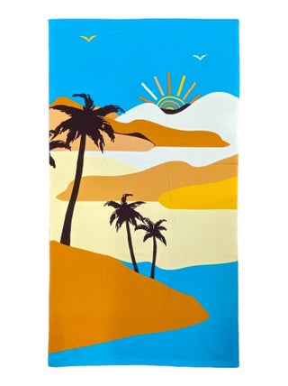 Serviette de plage microfibre Dunes 90x170 250g/m²