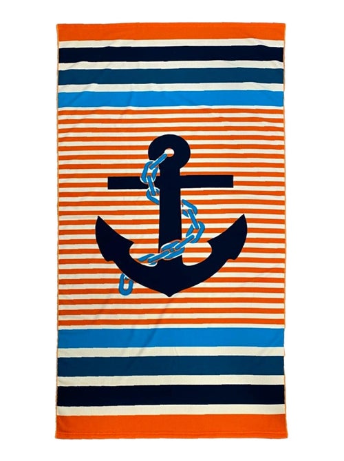 Serviette de plage microfibre Galway 90x170 250g/m² - Kiabi