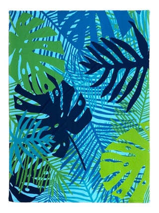 Serviette de plage microfibre Jungy 140x170 220g/m²