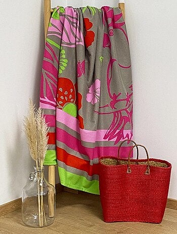 Serviette de plage microfibre Malaga 140x170 220g/m²