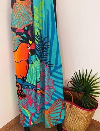 Serviette de plage microfibre Perrocco 90x170 220g/m²