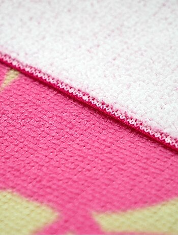 Serviette de plage microfibre Rose 90x170 220g/m² - Tropea