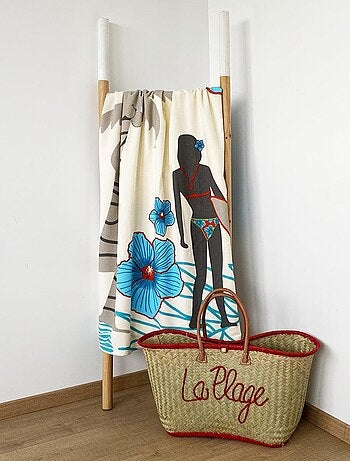 Serviette de plage microfibre Surftime 90x170 250g/m²