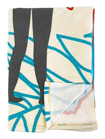 Serviette de plage microfibre Surftime 90x170 250g/m²