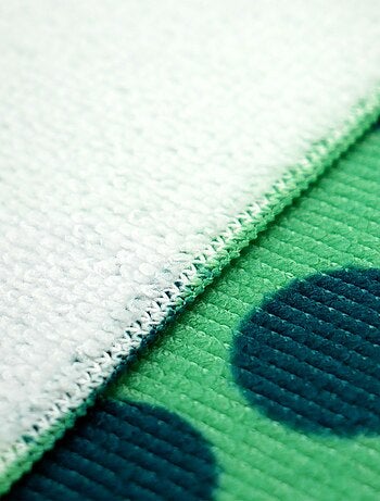 Serviette de plage microfibre Vert 90x170 220g/m² - Piodao