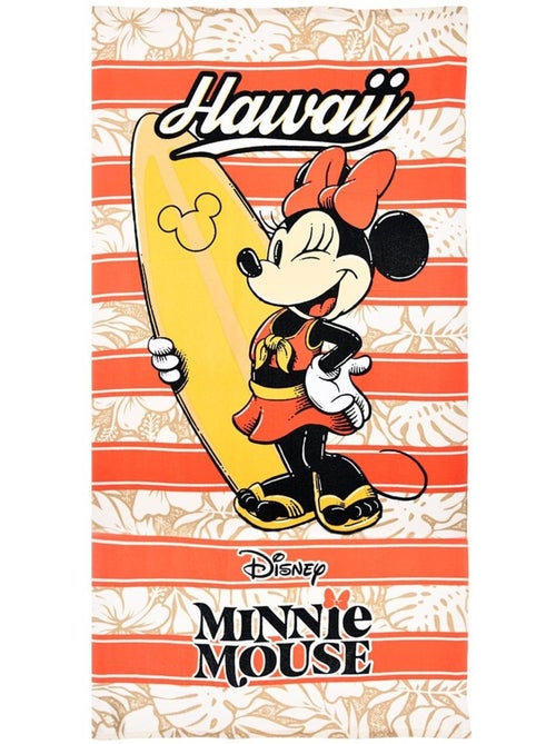 Serviette de Plage Minnie Mouse | Licence Officielle - Kiabi