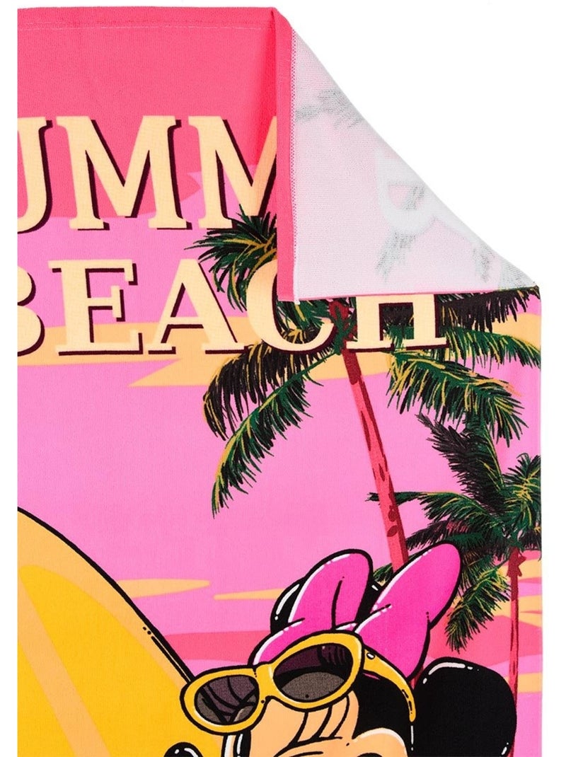 Serviette de Plage Minnie Mouse | Licence Officielle Multicolore - Kiabi