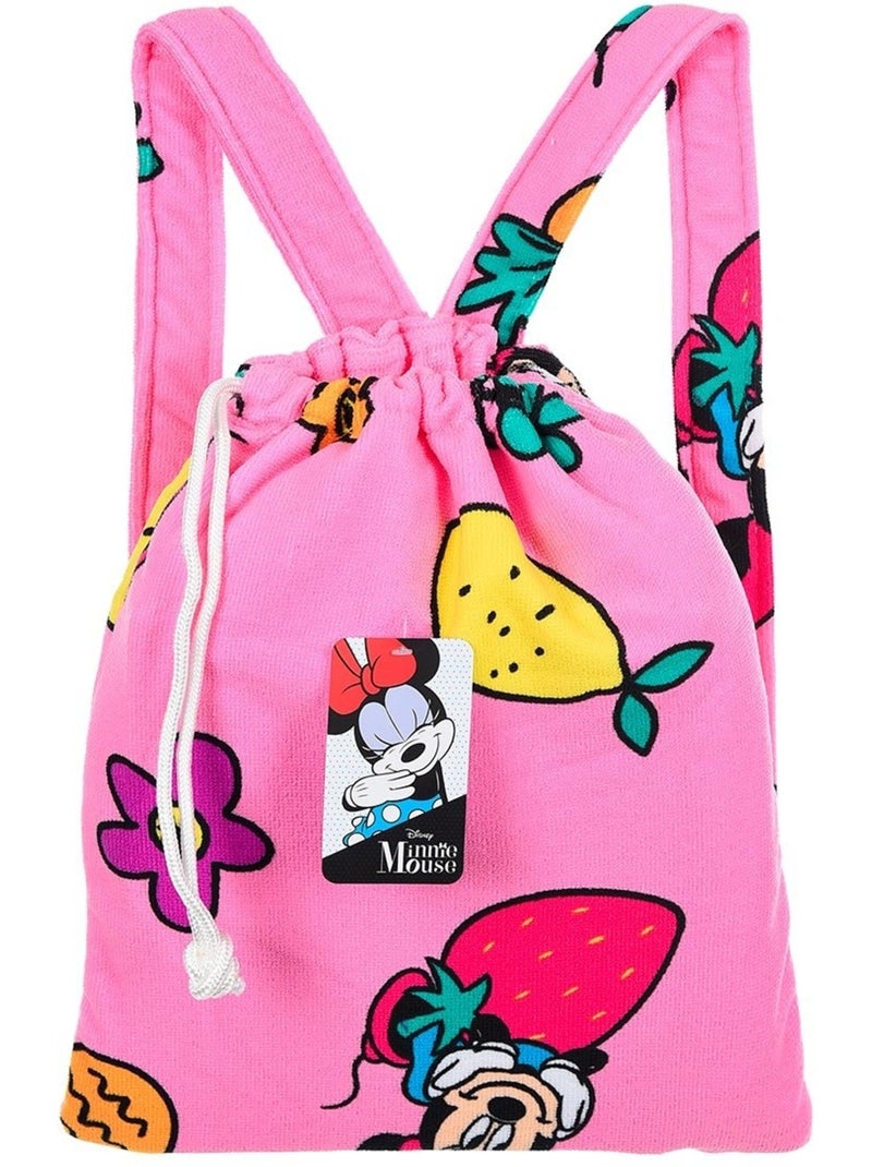 Serviette de Plage Minnie Mouse | Licence Officielle Rose - Kiabi