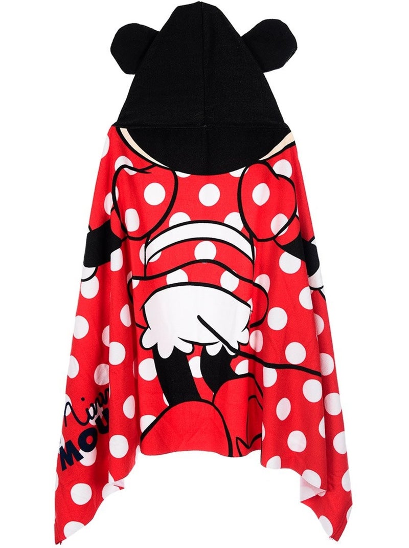 Serviette de Plage Minnie Mouse | Licence Officielle Rouge - Kiabi