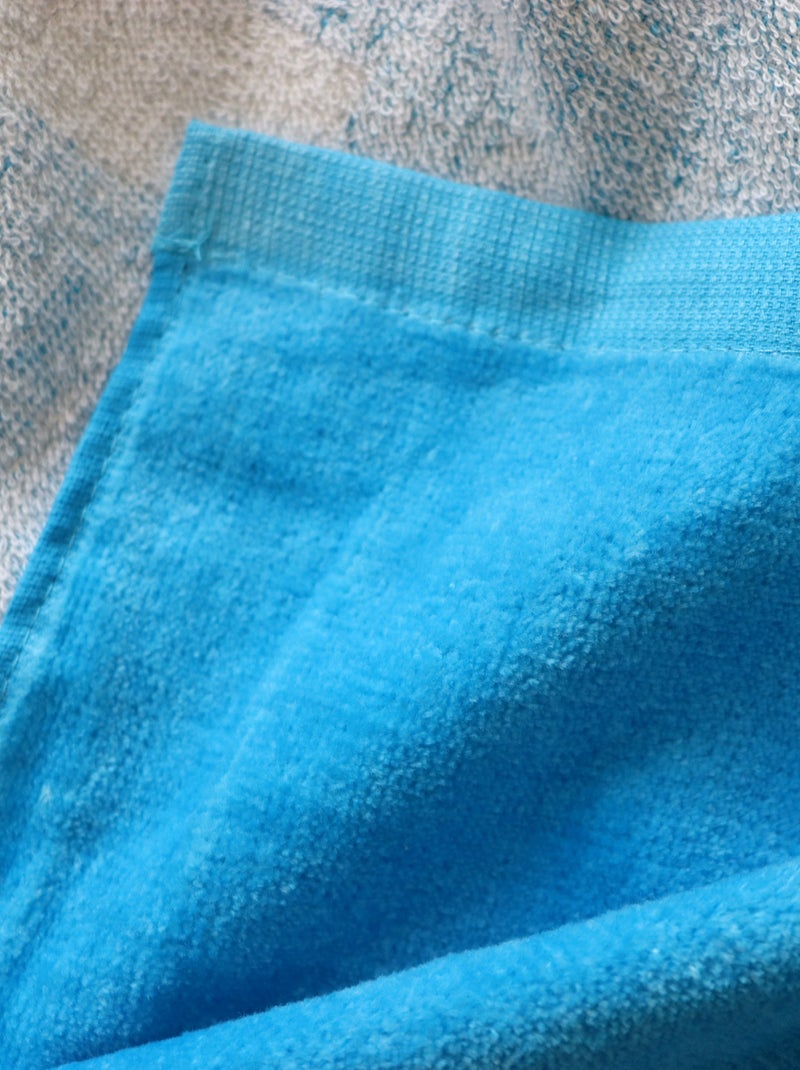 Serviette de plage 'Olympique de Marseille' Bleu - Kiabi