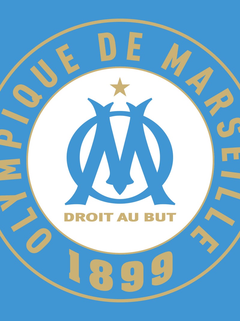 Serviette de plage 'Olympique de Marseille' Bleu - Kiabi