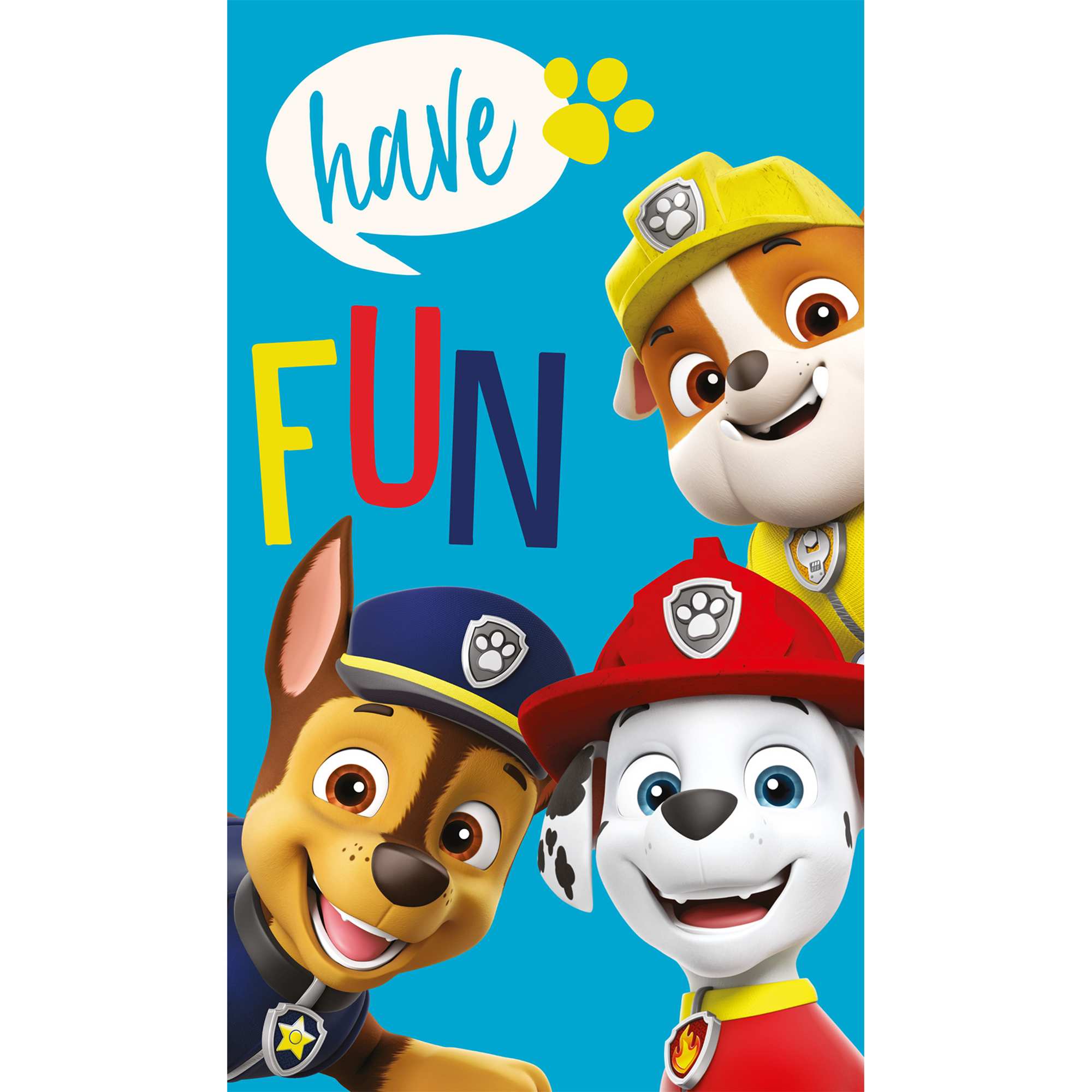 Serviette de plage 'Pat'Patrouille' null - bleu - Kiabi - 12,00€