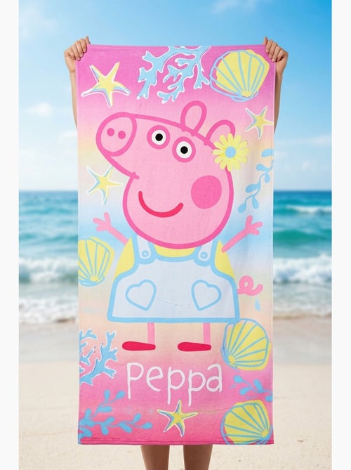 Serviette de Plage Peppa Pig | Licence Officielle - Kiabi