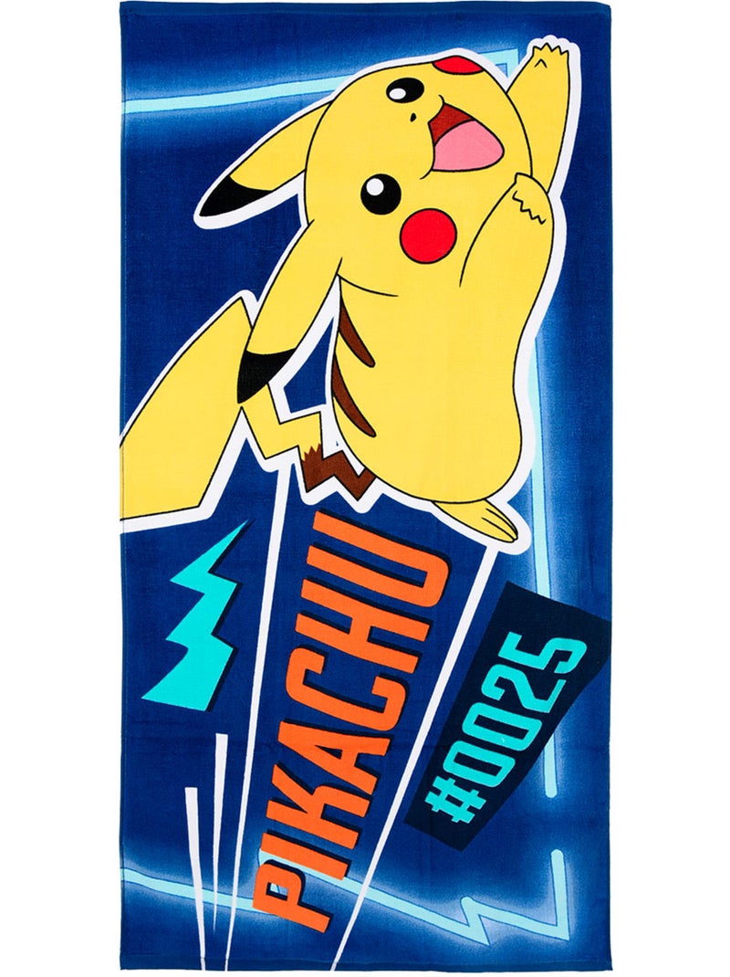 Serviette de Plage Pokémon  | Licence Officielle Bleu - Kiabi