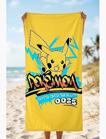 Serviette de Plage Pokemon| Licence Officielle