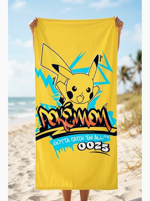 Serviette de Plage Pokemon| Licence Officielle - Kiabi