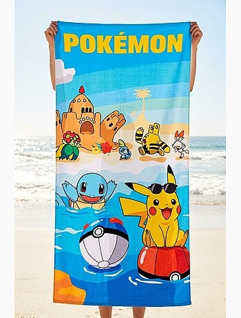 Serviette de Plage Pokemon| Licence Officielle