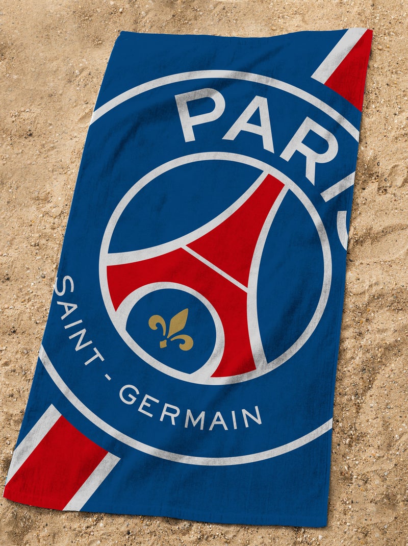 Serviette de plage 'PSG' BLEU - Kiabi