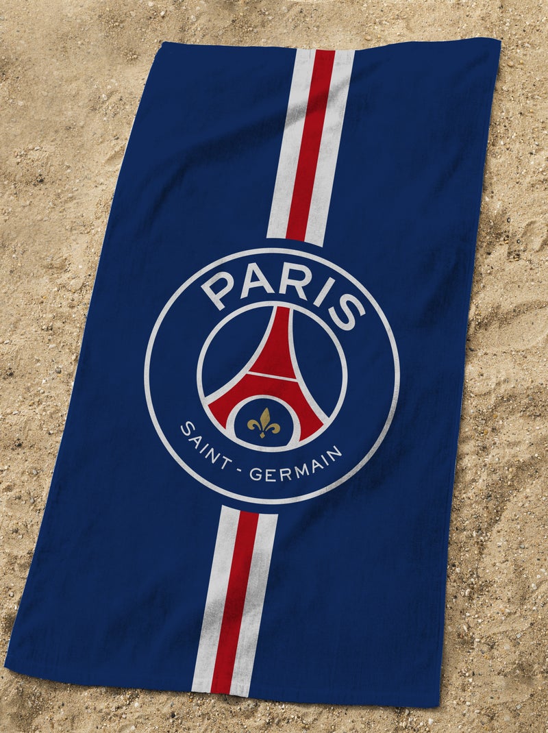Serviette de plage 'PSG' Bleu - Kiabi