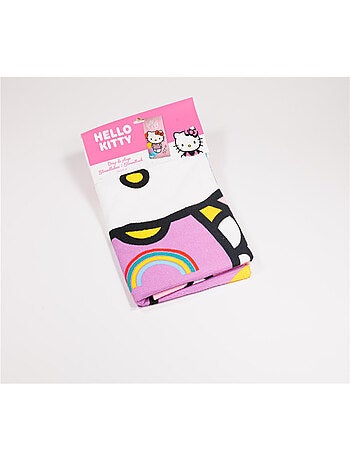 Serviette de plage Rose - Hello Kitty - 70x140 cm