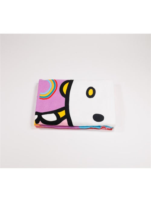 Serviette de plage Rose - Hello Kitty  - 70x140 cm - Kiabi
