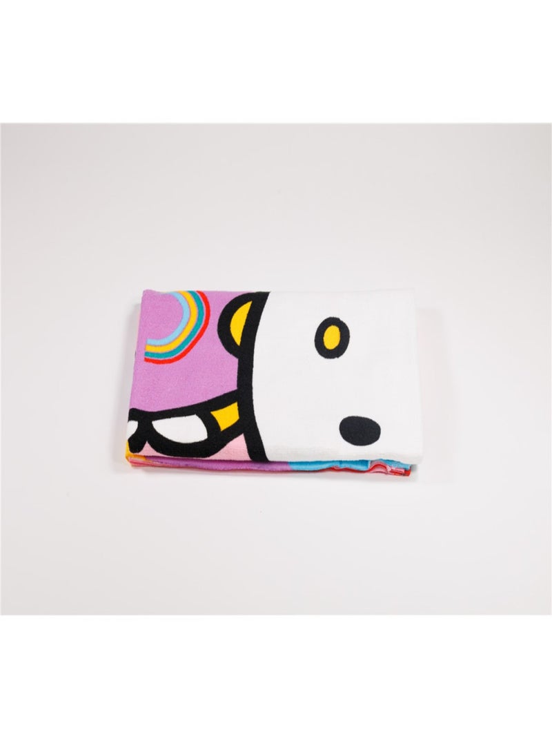 Serviette de plage Rose - Hello Kitty  - 70x140 cm Rose - Kiabi
