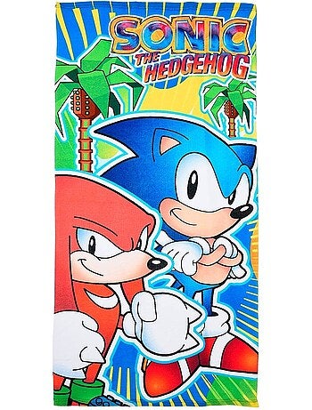 Serviette de plage sonic| licence officielle