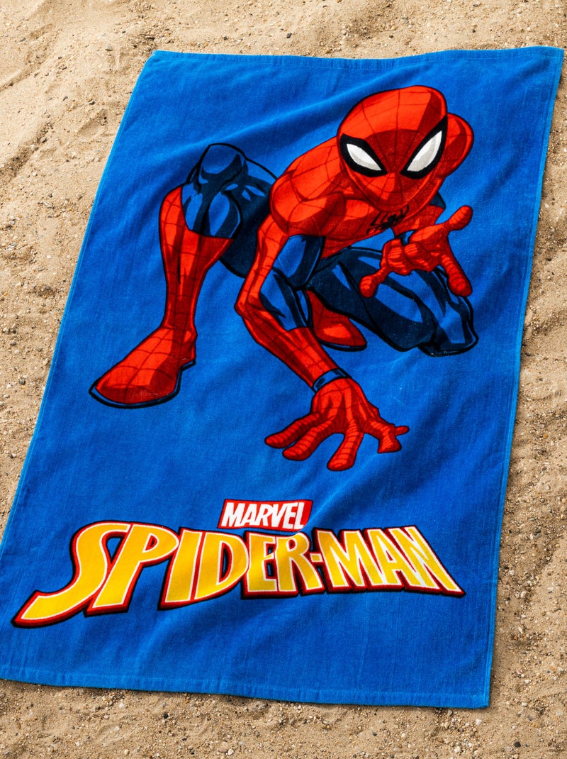 Serviette de plage 'Spider-man' Rouge - Kiabi