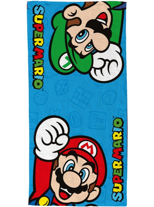 Serviette de Plage Super Mario - 100% Coton - Kiabi