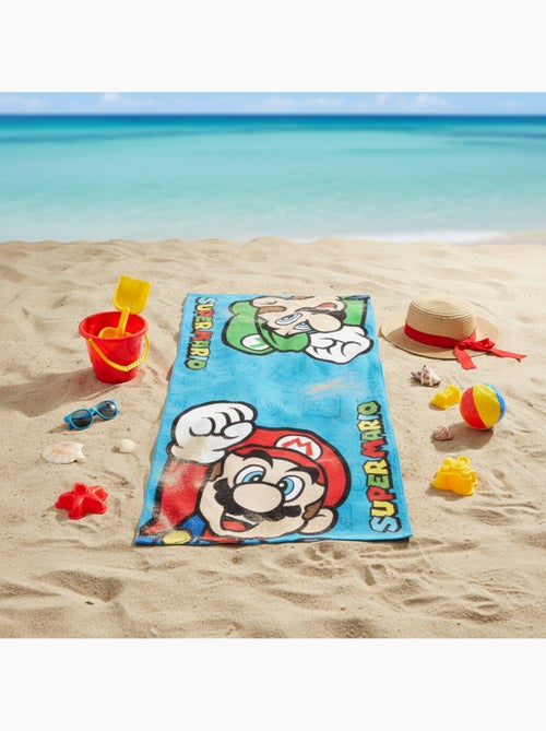 Serviette de Plage Super Mario - 100% Coton - Kiabi