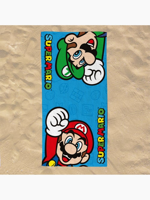 Serviette de Plage Super Mario - 100% Coton - Kiabi