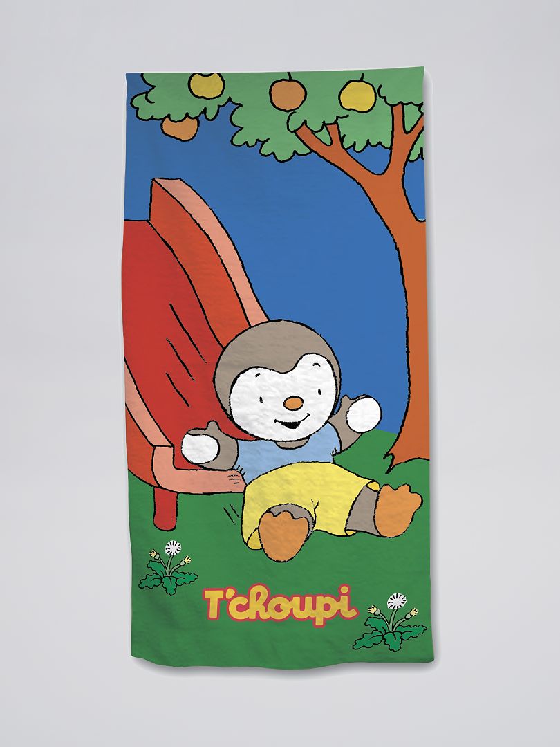 Serviette de plage 'T'choupi' multicolore - Kiabi