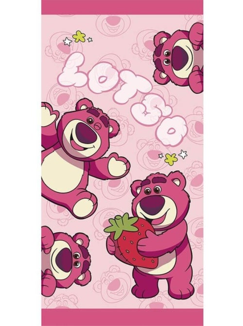 Serviette de plage Toy Story Lotso (Antagoniste Toy Story 3) 70 x 140 cm - Kiabi