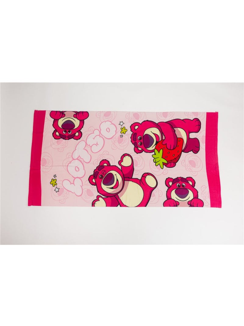 Serviette de plage Toy Story Lotso (Antagoniste Toy Story 3) 70 x 140 cm Rose - Kiabi