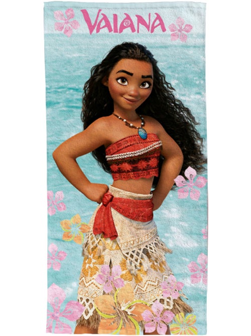Serviette de plage Vaiana 100% Coton - Kiabi
