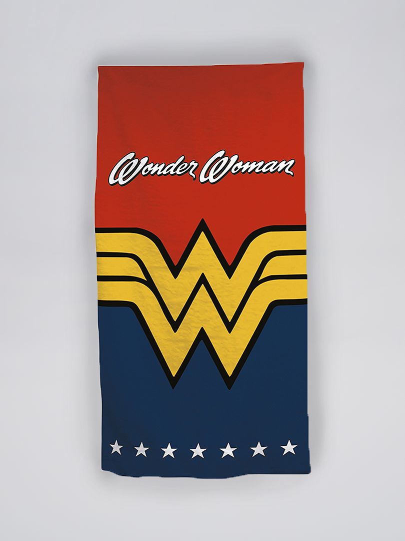 Serviette de plage 'Wonder Woman' BEIGE - Kiabi