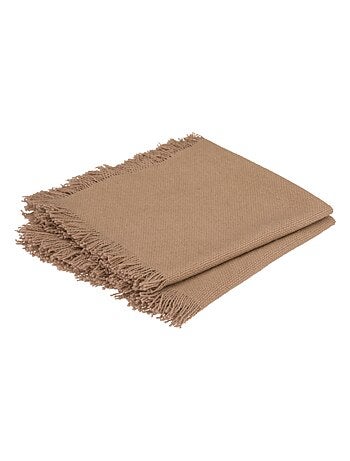 Serviette de table à franges x 2