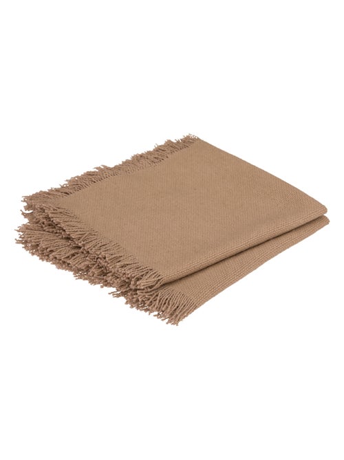 Serviette de table à franges x 2 - Kiabi Serviette de table à franges x 2 - Kiabi