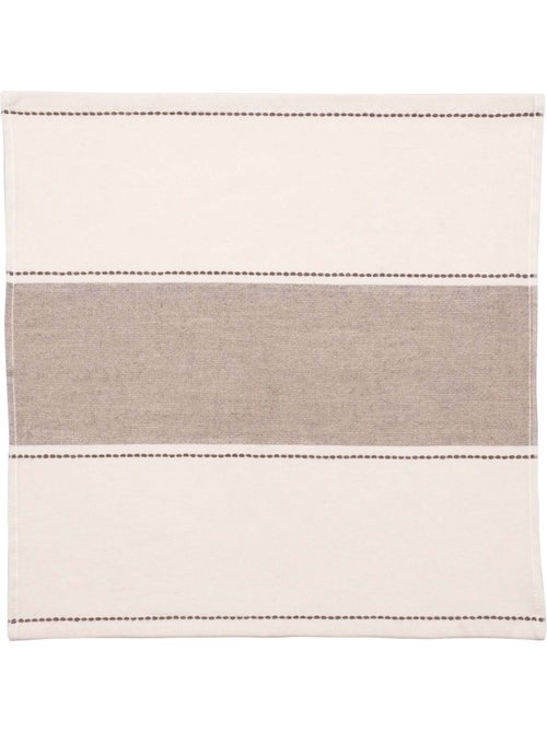 Serviette de table AKSEL en polycoton - Kiabi