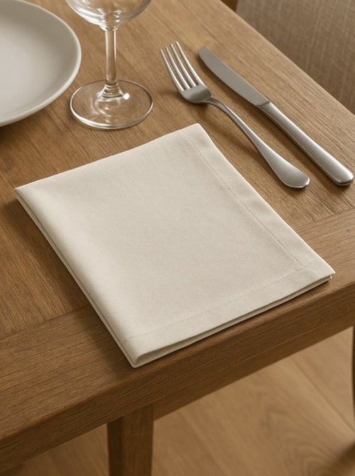 Serviette de Table Coton Douceur d'Intérieur - Kiabi Serviette de Table Coton Douceur d'Intérieur - Kiabi