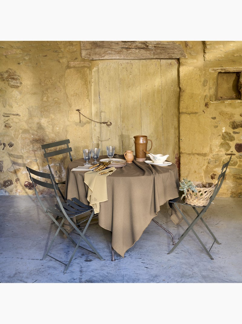 Serviette de table en coton HONO Camel - Kiabi