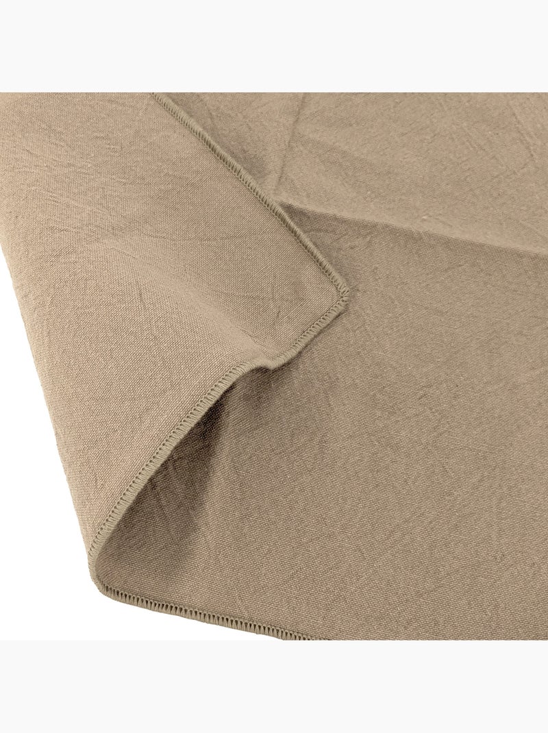 Serviette de table en coton HONO Camel - Kiabi