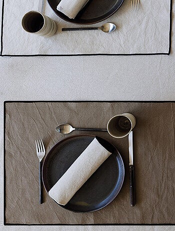 Serviette de table en coton HONO