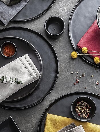 Serviette de table unie en polylin, LA LILLOISE