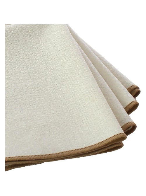 Serviette de table unie et bourdonnée - Kiabi Serviette de table unie et bourdonnée - Kiabi
