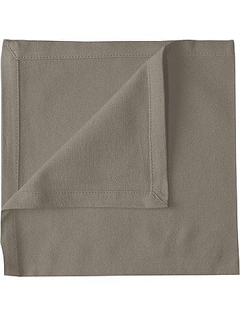 Serviette de table unie et colorée